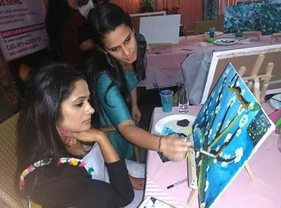 Art Uncorked: Wine & Paint Event 03