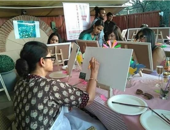 Art Uncorked: Wine & Paint Event 04