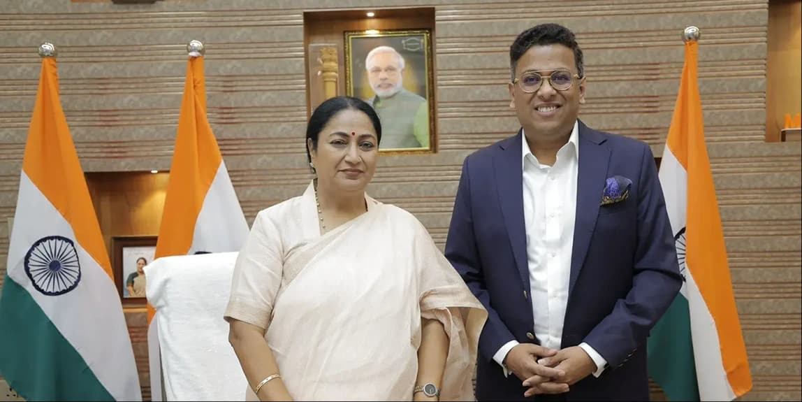 Dr. Tarang Krishna meets Delhi CM Rekha Gupta