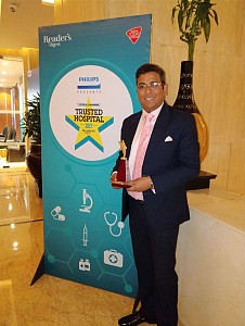 CHC awarded with Reader's Digest Award for the most trusted Cancer Hospital in Delhi NCR.