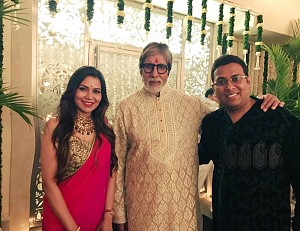 Directors of Cancer Healer Center at Diwali Milan hosted by the legend Amitabh Bachchan
